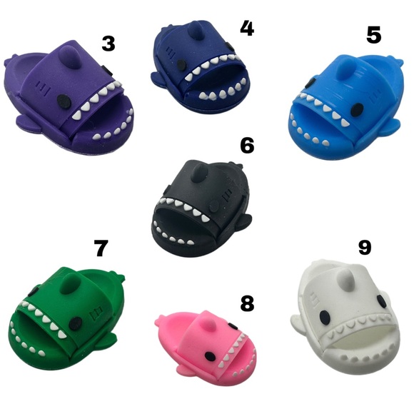 Sharkie Shark Sandel Keychains - Picture 2 of 3